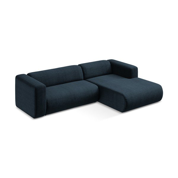 Divano angolare blu (con penisola a destra/con chaise lounge) Ekahi – Makamii-image-3