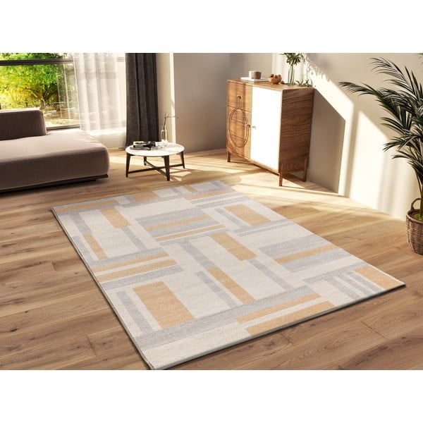 Tappeto grigio chiaro/color crema 160x230 cm Craft – Universal-image-1