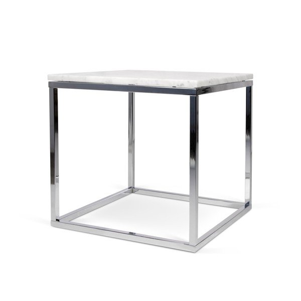 Tavolo bianco con decorazioni in marmo Prairie - TemaHome-image-2