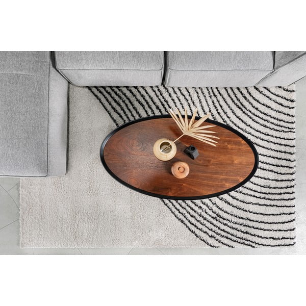 Tappeto nero/beige 160x230 cm Coastalina – Universal-image-1