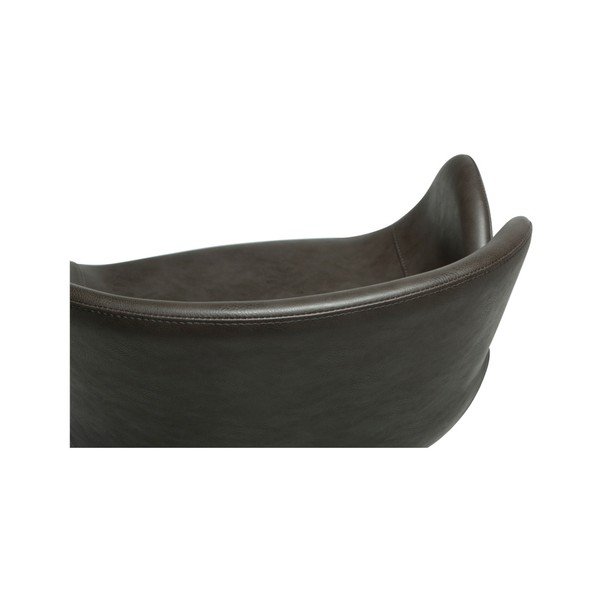 Sedia da pranzo grigia in imbottito con braccioli Gaia – DAN-FORM Denmark-image-4