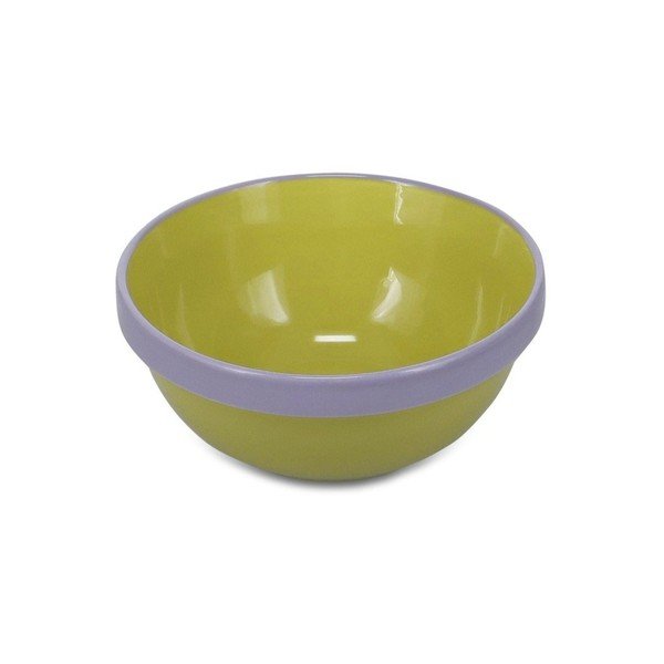 Ciotolina verde/viola in gres 710 ml Duo – ONA