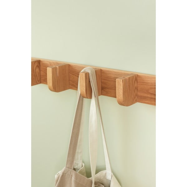 Attaccapanni in legno di quercia naturale Nomad - Hübsch-image-1