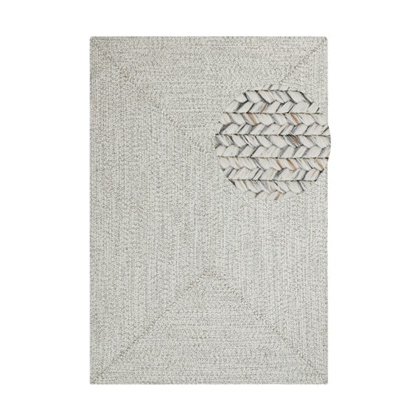 Tappeto per esterni bianco/beige 170x120 cm - NORTHRUGS