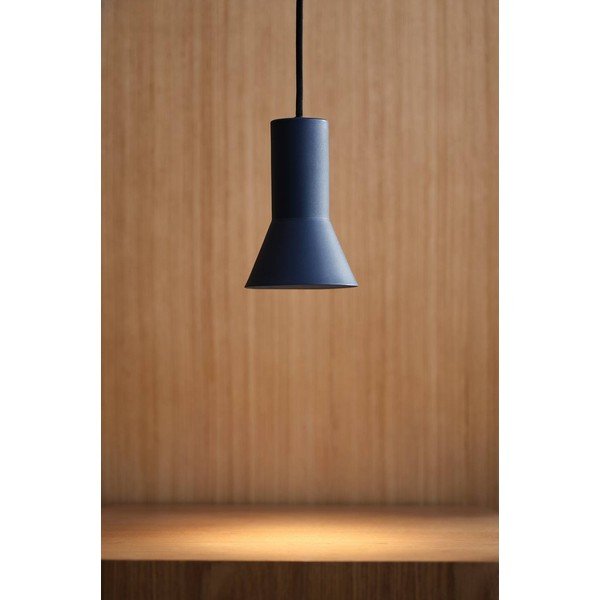Lampadario blu in alluminio con intensità regolabile ø 10 cm Evan – Jotex-image-1