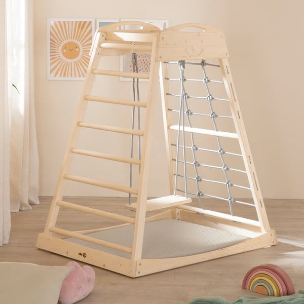 Palestrina per bambini beige 78x100 cm Greyish gesteppt – Roba-image-3