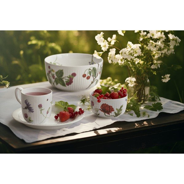 Tazza bianca in porcellana 330 ml Hammershøi Summer – Kähler Design-image-1