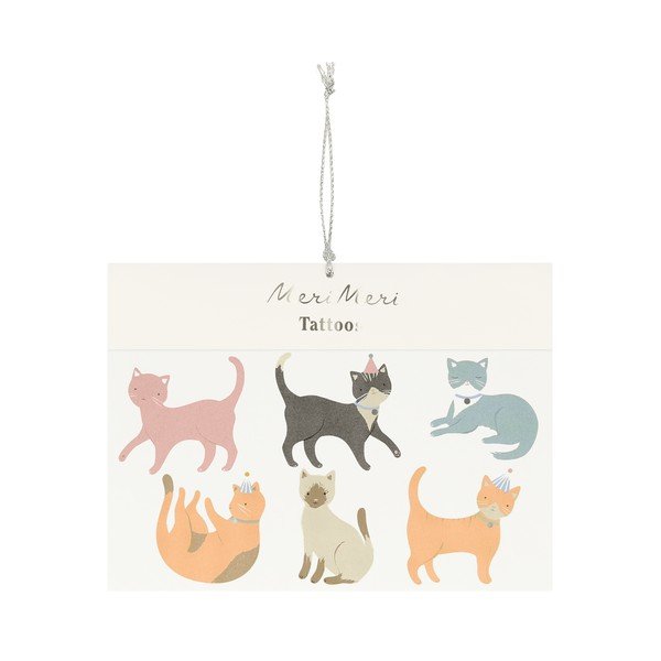 Tatuaggi per bambini Cat - Meri Meri