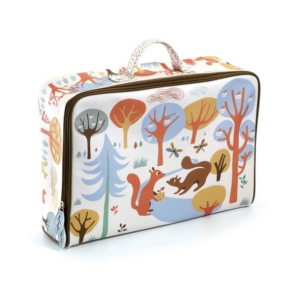 Valigia di stoffa per bambini Squirrels - Djeco
