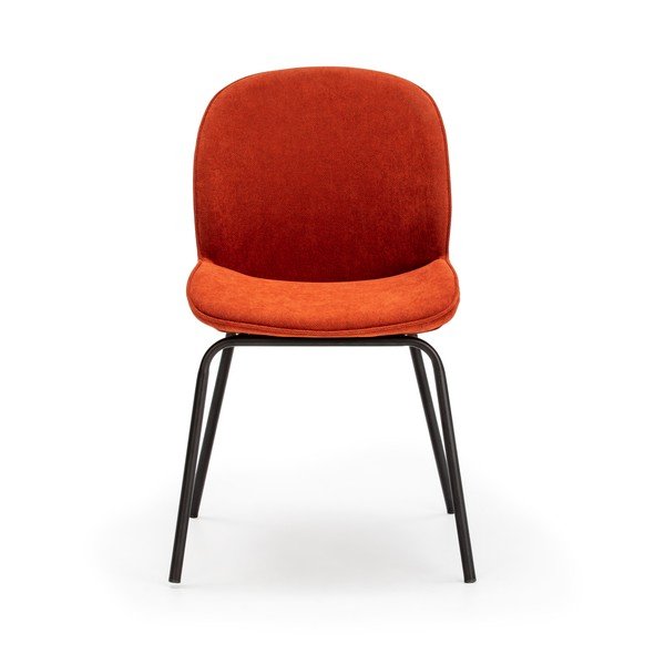 Sedie da pranzo arancioni in un set di 2 Vicky - Marckeric-image-2