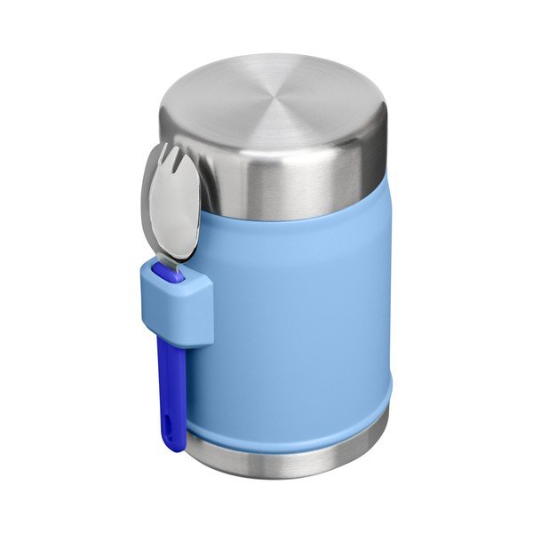 Borraccia termica blu in acciaio inox 400 ml Legendary Food Jar + Spork Blue Sky – Stanley-image-2