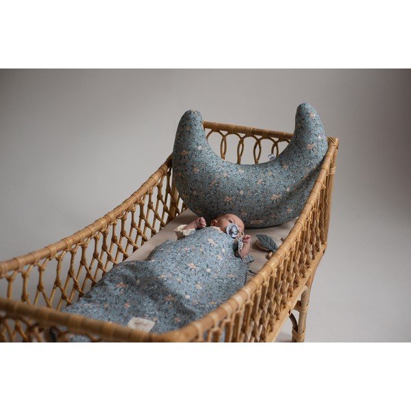 Cuscino per allattamento blu Apricot - Malomi Kids-image-1