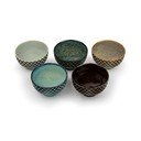 Tazzine in set in porcellana 5 pz 200 ml Sara – Bredemeijer