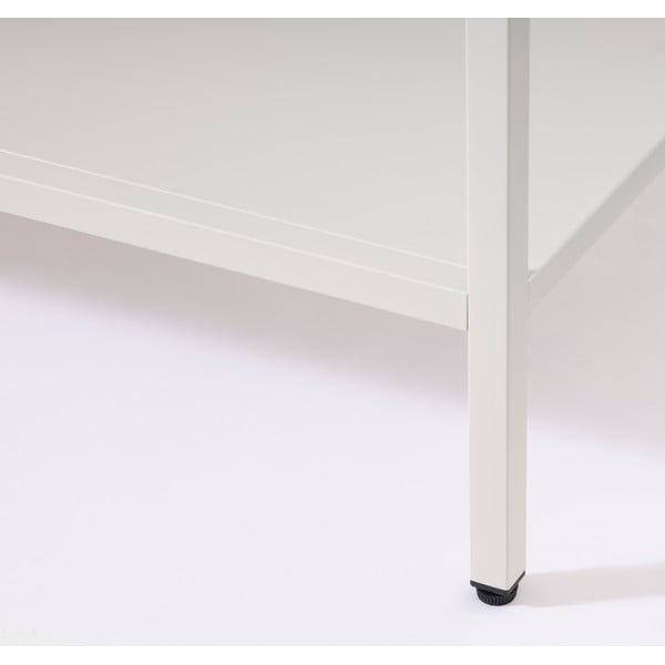 Vetrina bianca in metallo 88x132 cm Carmel - Unique Furniture-image-4