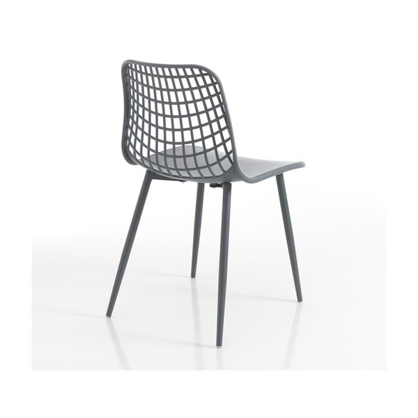 Sedie da pranzo grigie in set di 2 Nairobi - Tomasucci-image-3