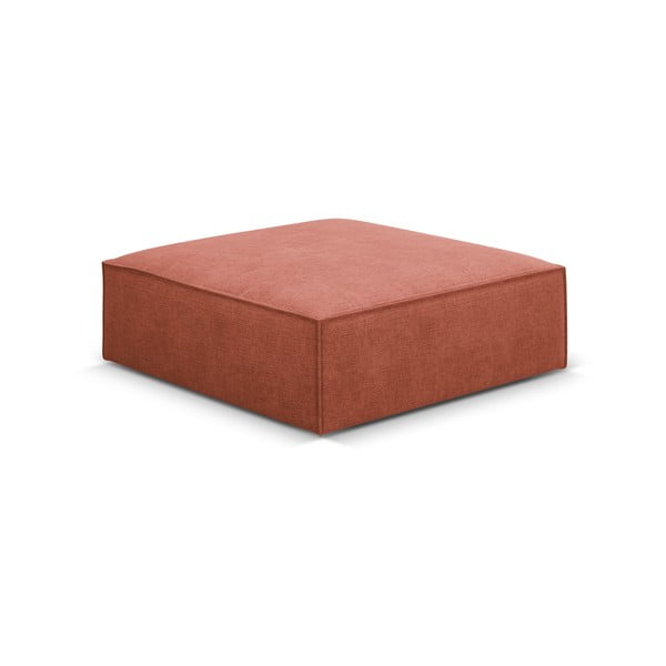Poggiapiedi rosso Vanda - Mazzini Sofas-image-2