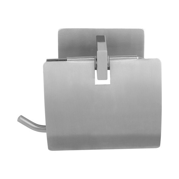 Porta carta igienica autoportante in acciaio inox argento opaco Genova Matt - Wenko-image-3