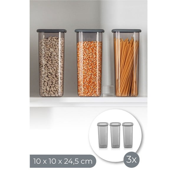 Dózy v sadě 3 ks na sypké potraviny Fresco – Hermia-image-3