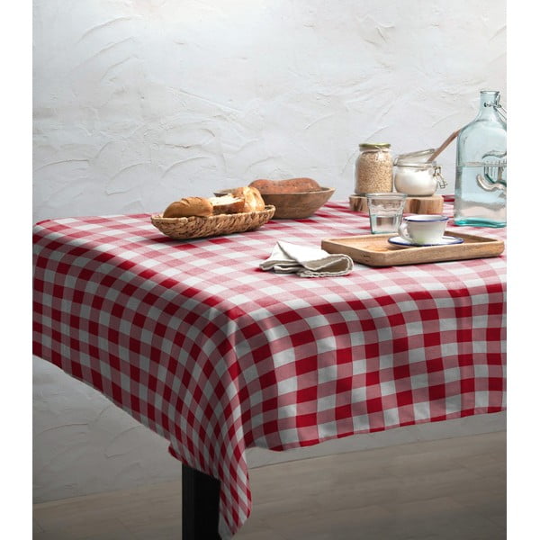 Tovaglia Rosso Vichy, 140 x 140 cm - Really Nice Things-image-1