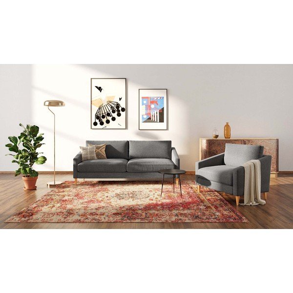 Divano grigio 200 cm Karoto - Ame Yens-image-3