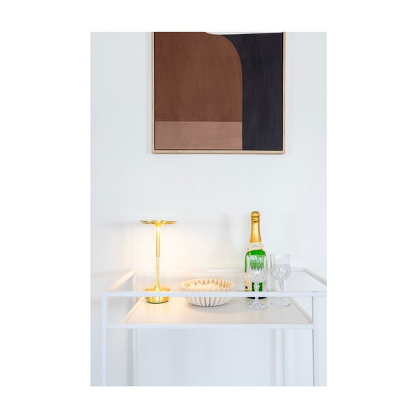 Tavolino da servizio in metallo su ruote 40x68 cm Vita – House Nordic-image-1