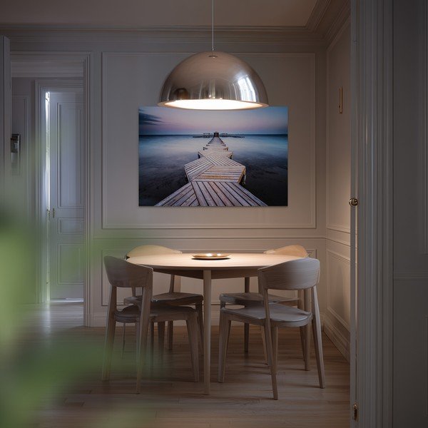 Dipinto 113x85 cm Twilight Pier – Styler-image-1