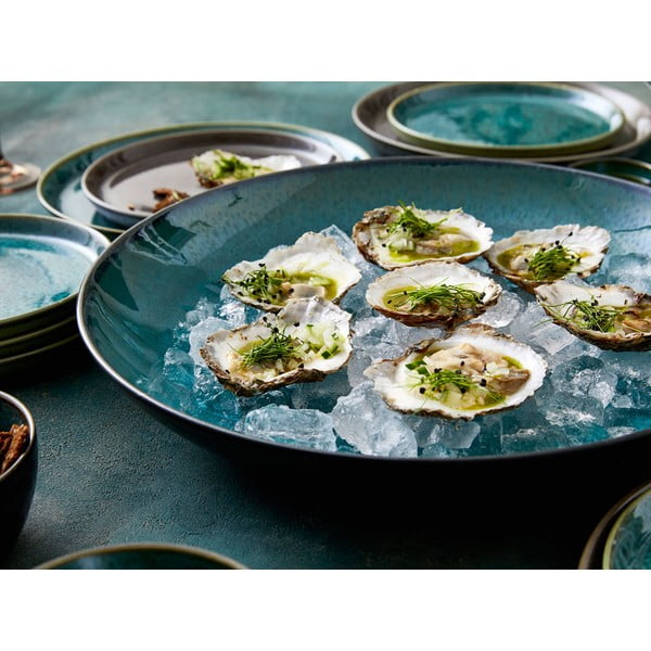 Ciotola verde/nera in gres ø 40 cm Gastro Black/Green – Bitz-image-2