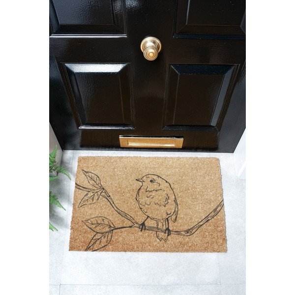 Zerbino in fibre di cocco 40x60 cm Pencil Robin – Artsy Doormats-image-4