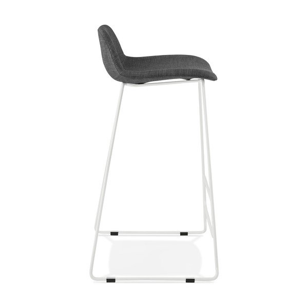 Sgabello da bar grigio con gambe bianche, altezza seduta 76 cm Vancouver - Kokoon-image-2