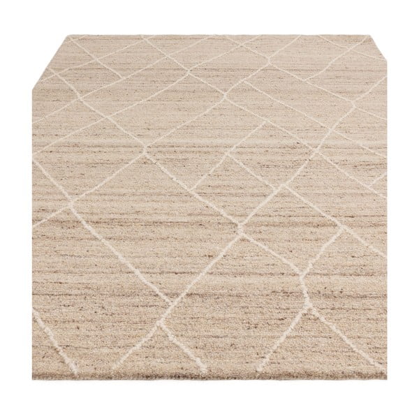 Tappeto in lana di colore naturale 160x230 cm Noah - Asiatic Carpets-image-4