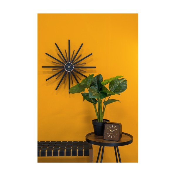 Orologio da parete nero e marrone Diva, ø 60 cm - Karlsson-image-2