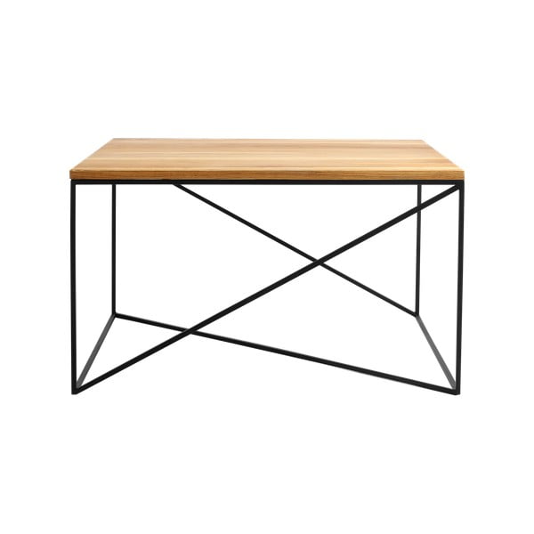 Tavolino in legno di quercia decorato Custom , 100 x 100 cm Form Memo - CustomForm