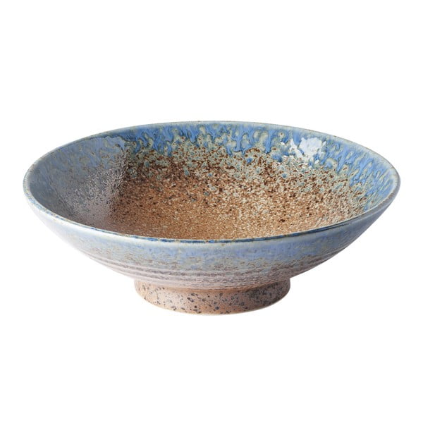 Ciotola da ramen in ceramica beige-blu Earth & Sky, ø 25 cm Earth & Sky - MIJ