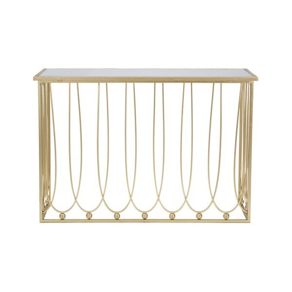 Consolle in oro 43x120 cm Alesandra - Mauro Ferretti