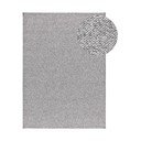 Tappeto grigio chiaro 120x170 cm Petra Liso - Universal