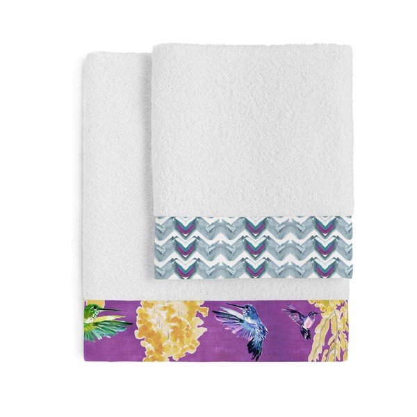 Set di 2 asciugamani in cotone Mimosa - Happy Friday Basic