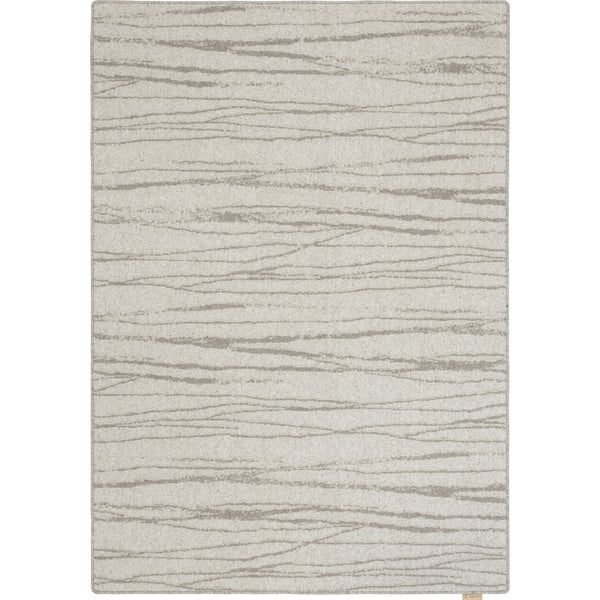 Tappeto in lana grigio chiaro 200x300 cm Tejat - Agnella