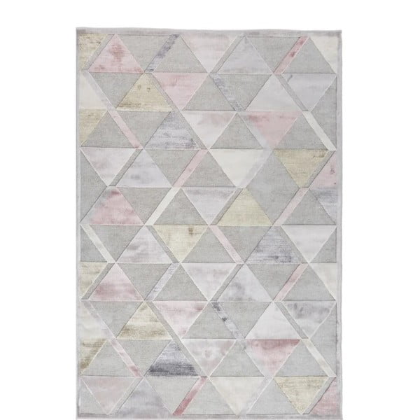 Tappeto grigio , 60 x 110 cm Margot Triangle - Universal-image-3