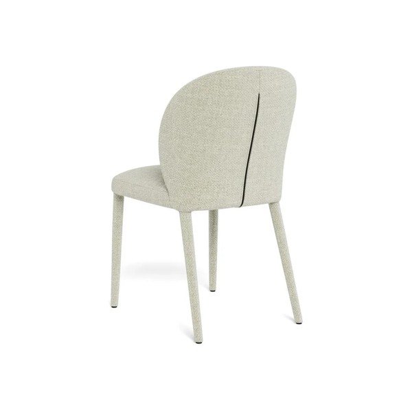 Sedie da pranzo in set grigio chiaro imbottito impilabili 2 pz Patricia – Actona-image-3