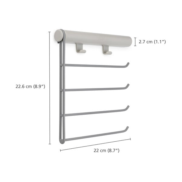 Portacravatte e portacinture in metallo Orderly - Joseph Joseph-image-4