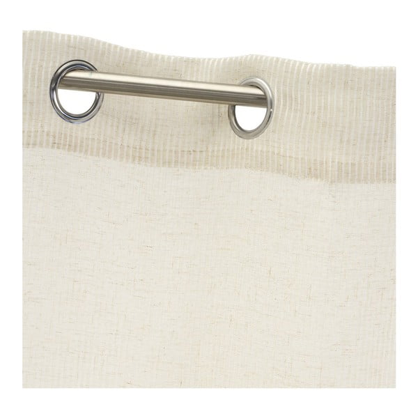 Tenda sottile beige in misto lino 140x260 cm Fifties – Casa Selección-image-3