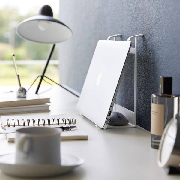 Supporto per laptop bianco in metallo Tower – YAMAZAKI-image-4