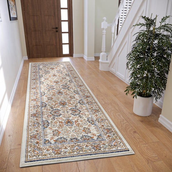 Passatoia color crema 80x240 cm Orient Saraceni – Hanse Home-image-1