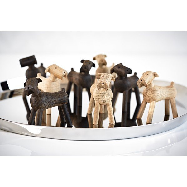 Statuetta in rovere massiccio Affumicato Tim - Kay Bojesen Denmark-image-1