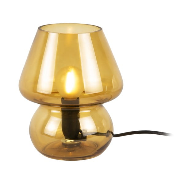 Lampada da tavolo in vetro giallo senape Vetro, altezza 18 cm - Leitmotiv