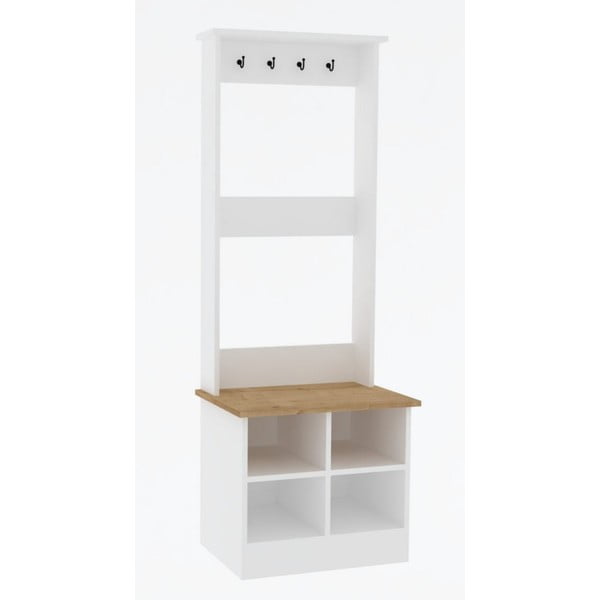 Set da corridoio bianco/naturale Mare - Kalune Design
