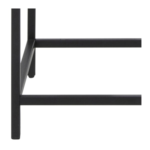 Vetrina in metallo nero 77x150 cm Seaford - Actona-image-2