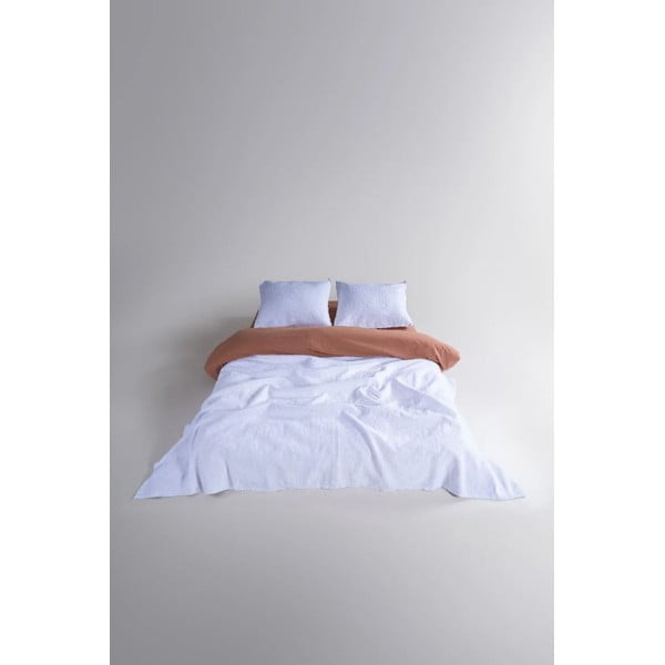 Set con copriletto e federa bianco in jacquard 180x240 cm Jacquard – Mila Home Luxury