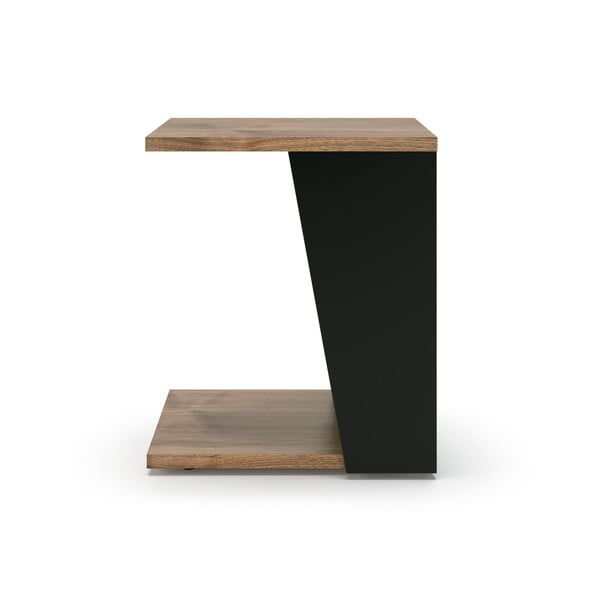 Tavolino con piano in legno di noce 40x40 cm Albi - TemaHome