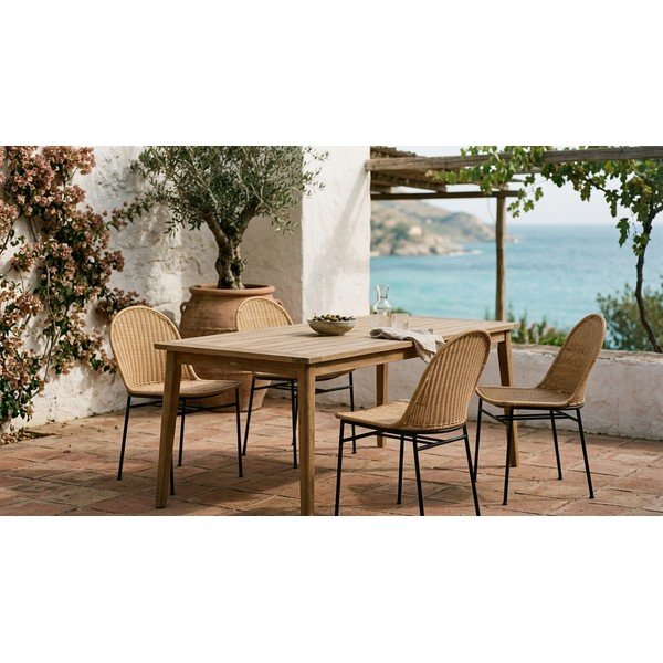 Sedia da giardino in rattan Sofia - Bonami Essentials-image-1
